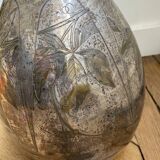 Metal jar vase from the 1930s
