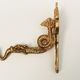 Coat hanger in rococo style, fish, dragon, dutch man and woman