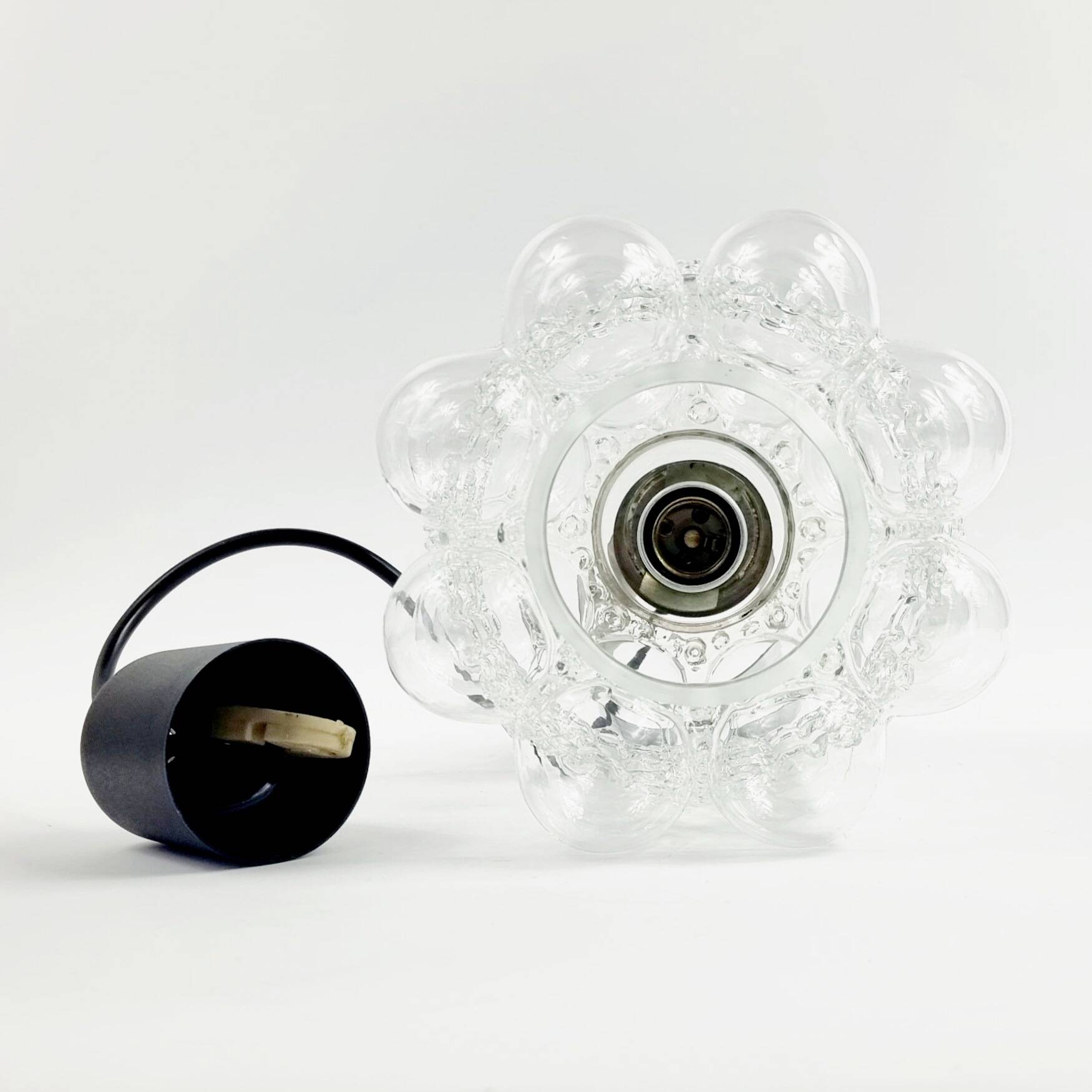 Mid-Century Modern Bubble Glass Ceiling Light/Pendant by Helena Tynell for Limburg, Germany, 1960s