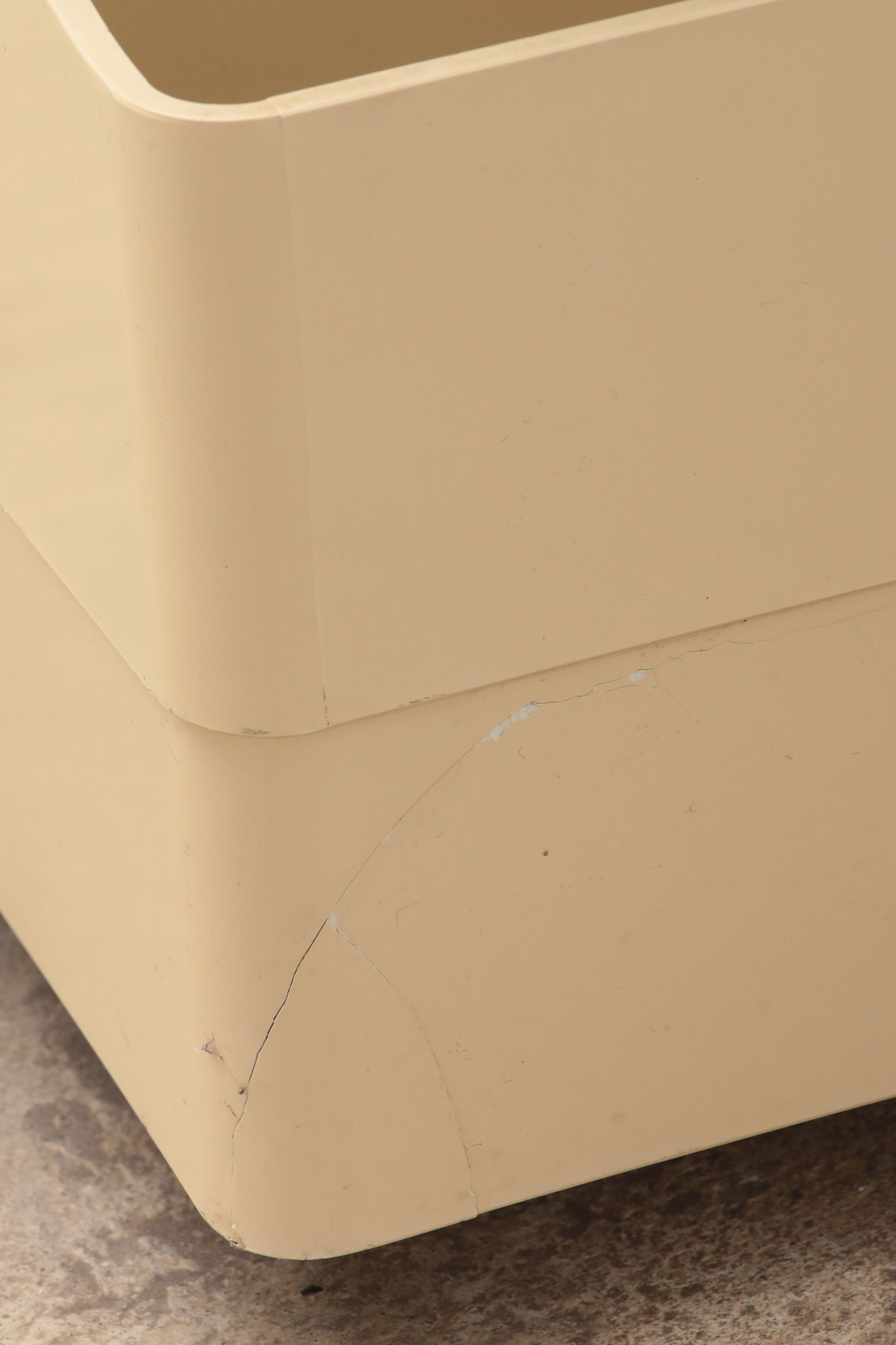 Space Age white Joe Colombo 'Boby' storage trolley, 1970s