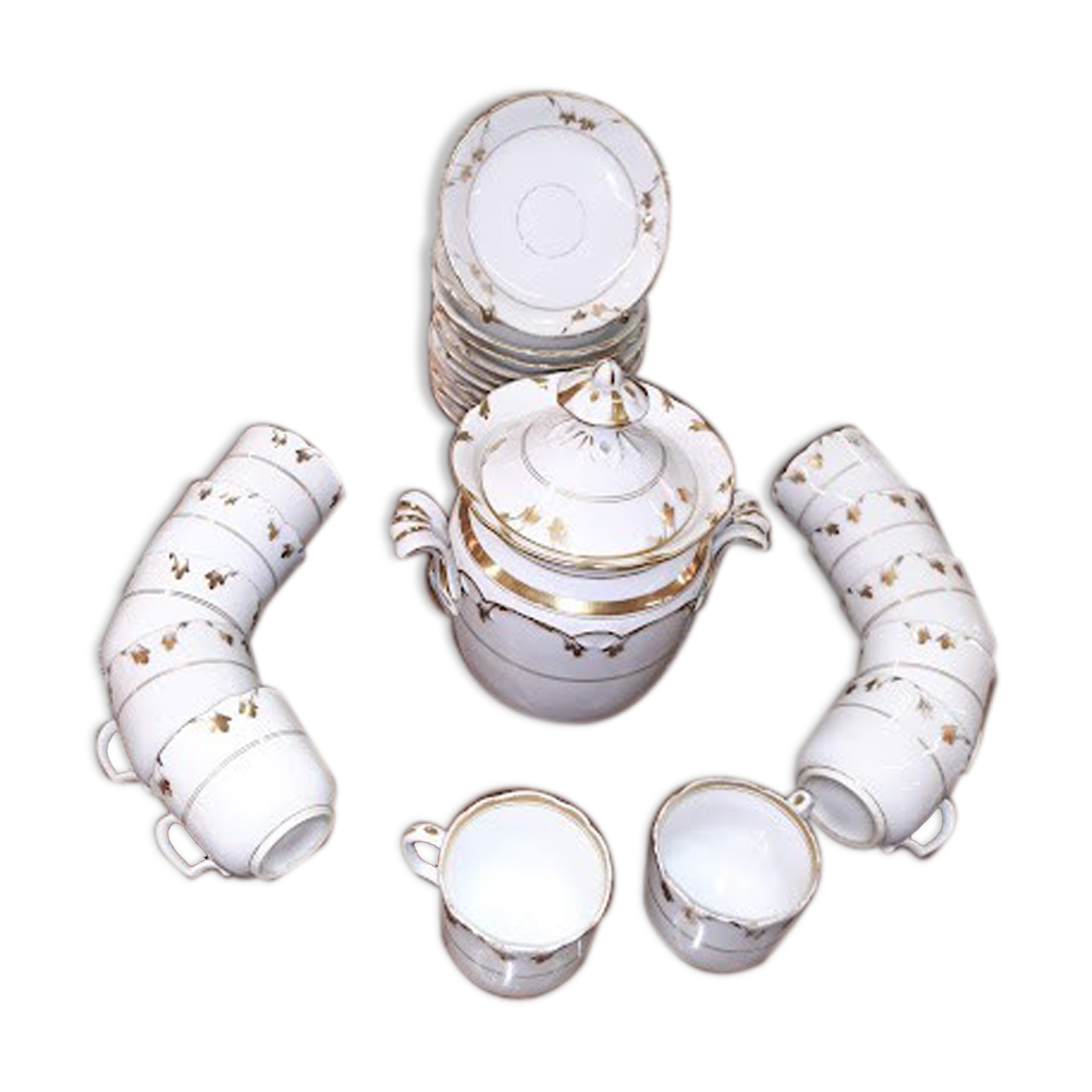 Set coffee in Paris porcelain