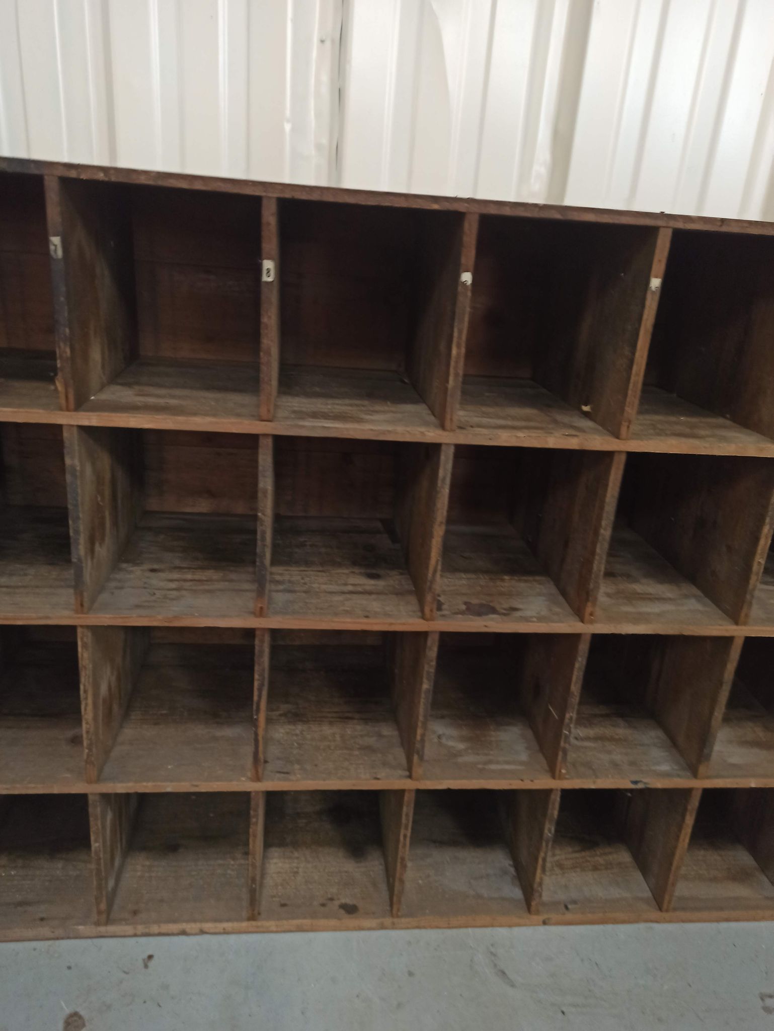 Duo of trade furniture sorting of the post shelf storage