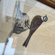 Framed ornithological engraving