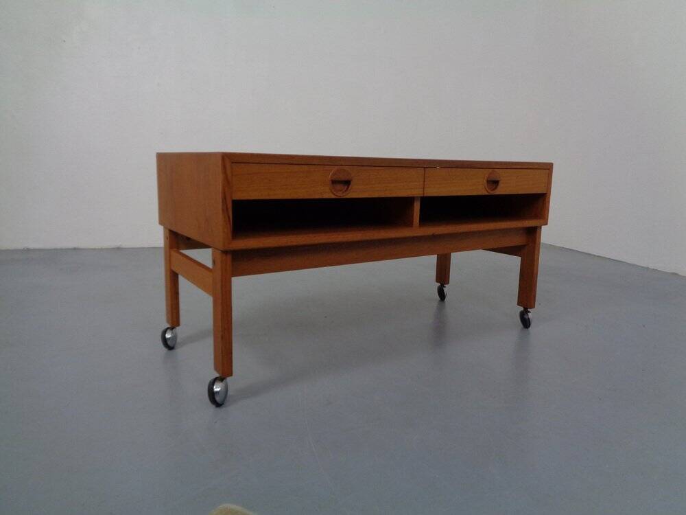 Rollable Chest of Drawers by Rud Thygesen & Johnny Sorensen for Hansen & Guldborg Furniture, Denmark, 1960s