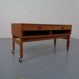 Rollable Chest of Drawers by Rud Thygesen & Johnny Sorensen for Hansen & Guldborg Furniture, Denmark, 1960s