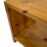 Vintage side table Ate van Apeldoorn Pine wood 1970s Dutch Design