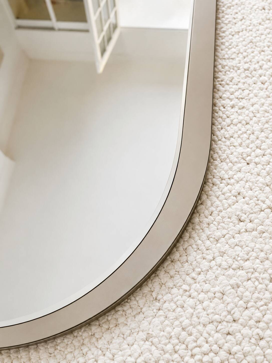 Italian Veca mirror in smoked glass, 1970s