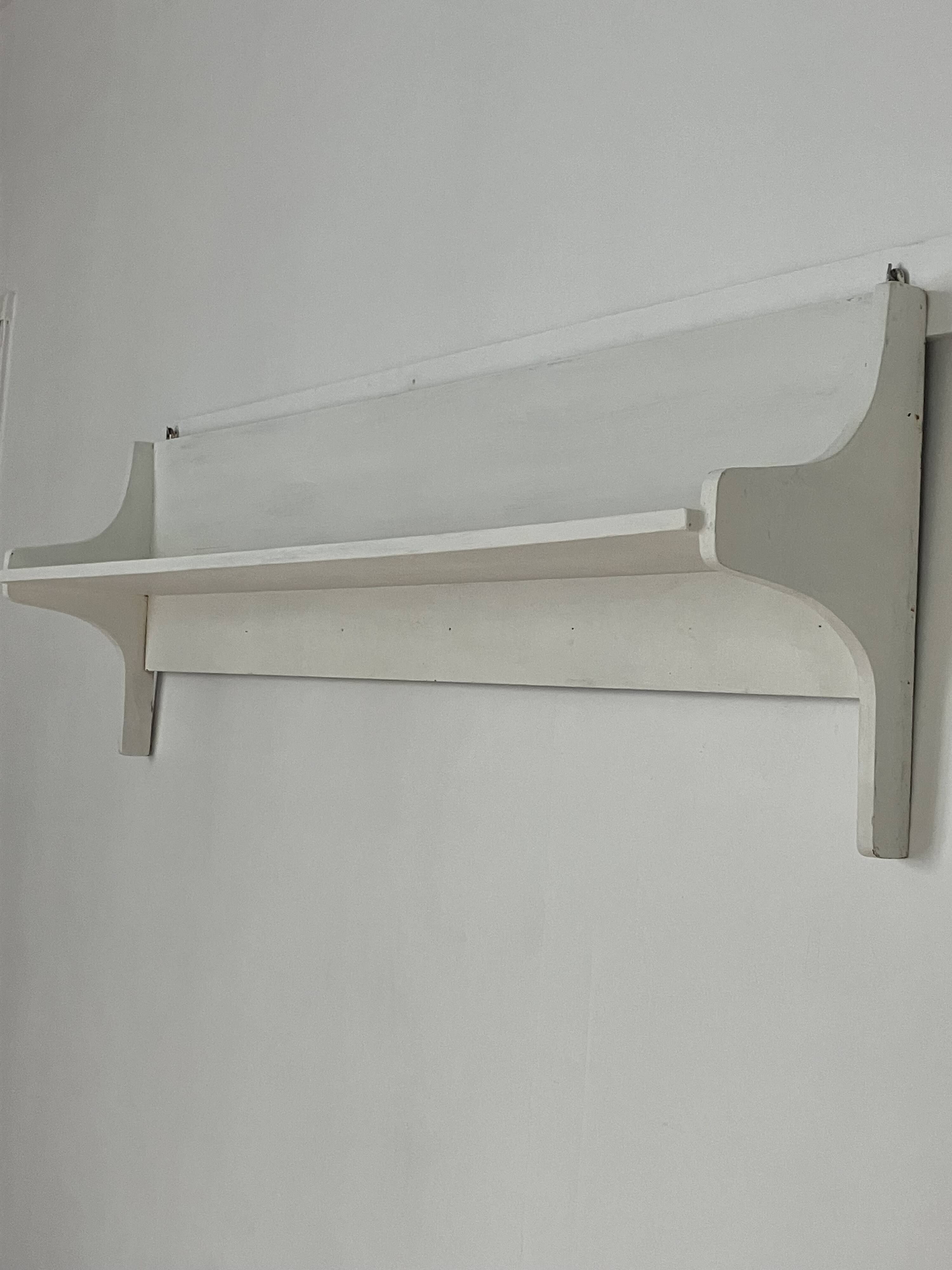Large kitchen wall shelf