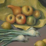 Italian painting Still life signed by Valentino Ghiglia