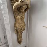 Cariatide en plâtre