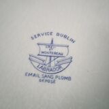 Plat ovale Creil et Montereau service Dublin