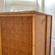 Rattan cabinet and oak 60/70