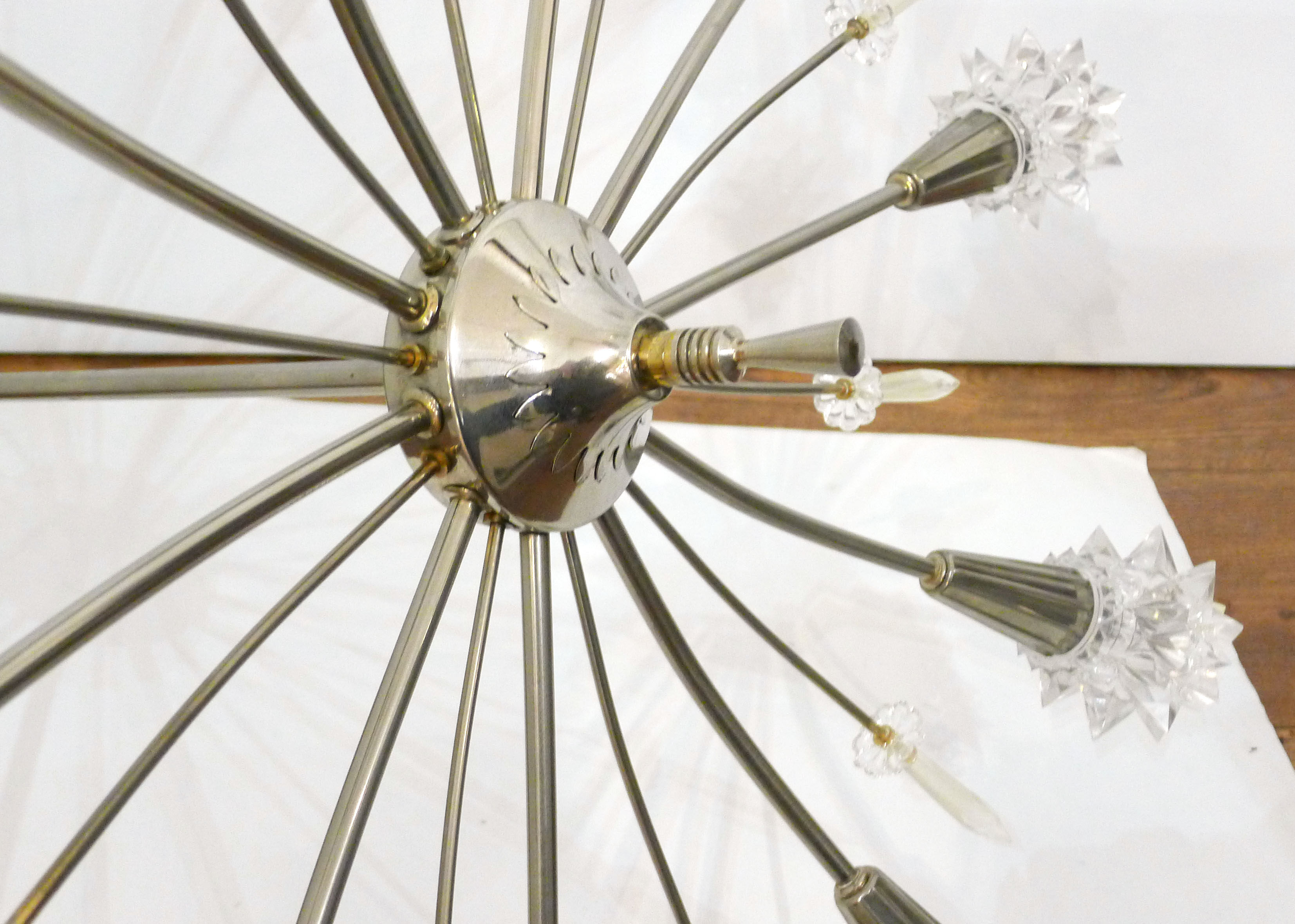 Lustre chromé & étoilé