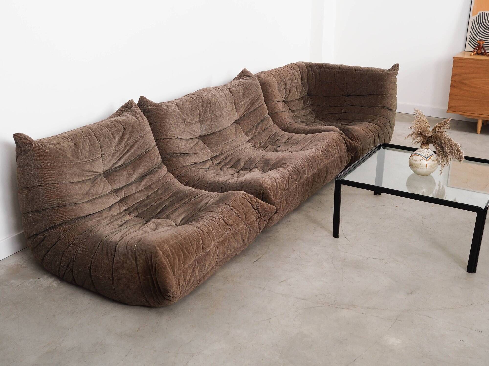 Togo corner sofa, French design, 1970s, designer: Michel Ducaroy, manufactu