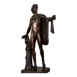 Apollo Belvedere, bronze after the antique, foundry mark, Jaboeuf and Rouard, Paris