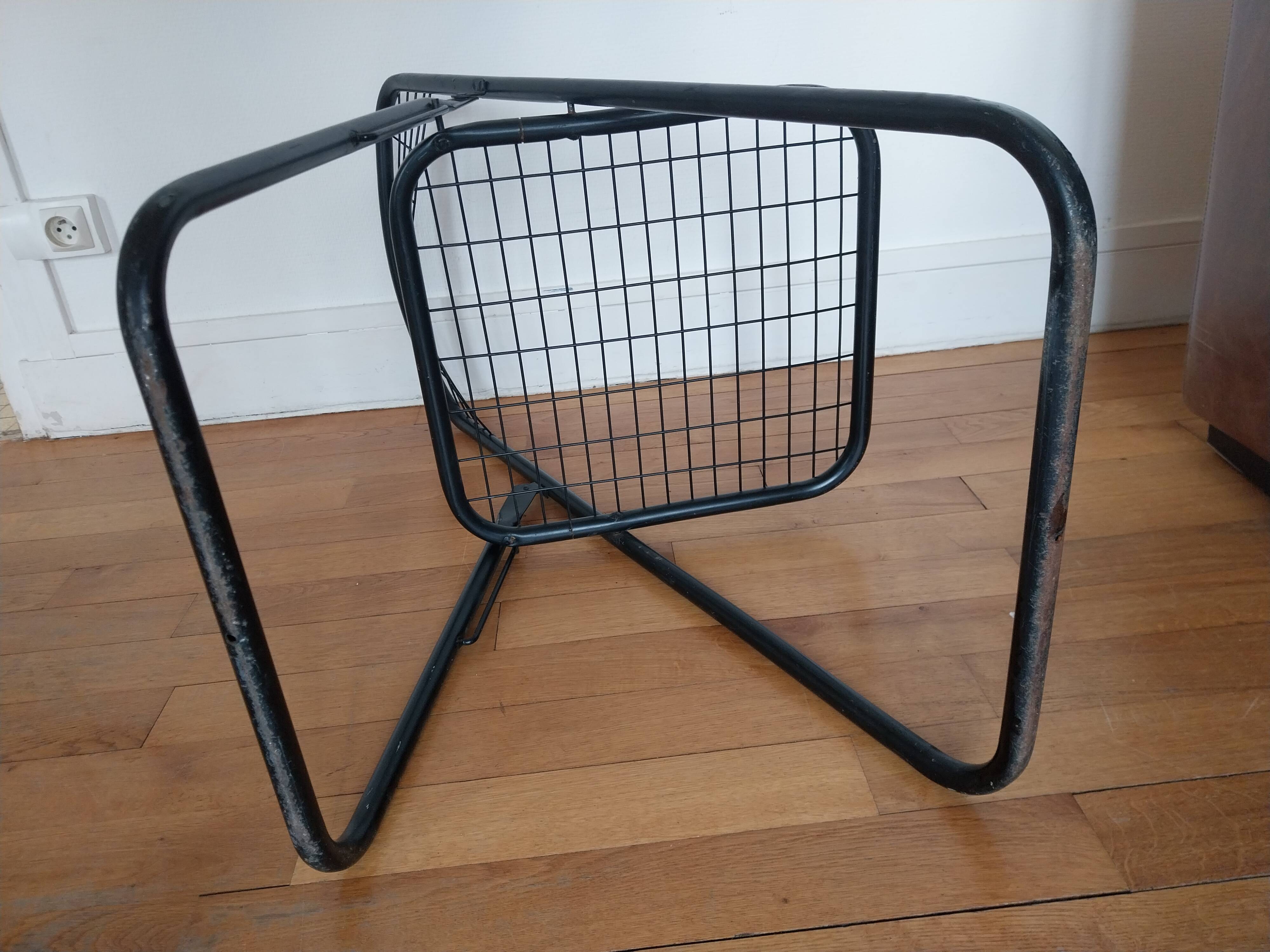 Ted Net Metal Folding Chair by Niels Gammelgaard for Ikea