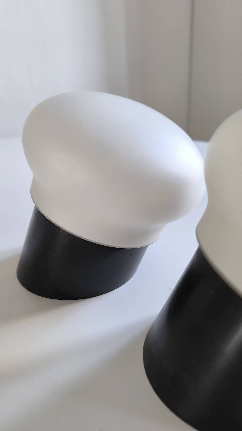 Charlotte Perriand Selection – Pair of “Les Arcs 1800” Wall Lights – Circa 1970