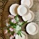 Set of 6 vintage dessert plates from Saint Amand.