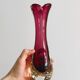 Murano glass vase Chambord Fratelli Toso.