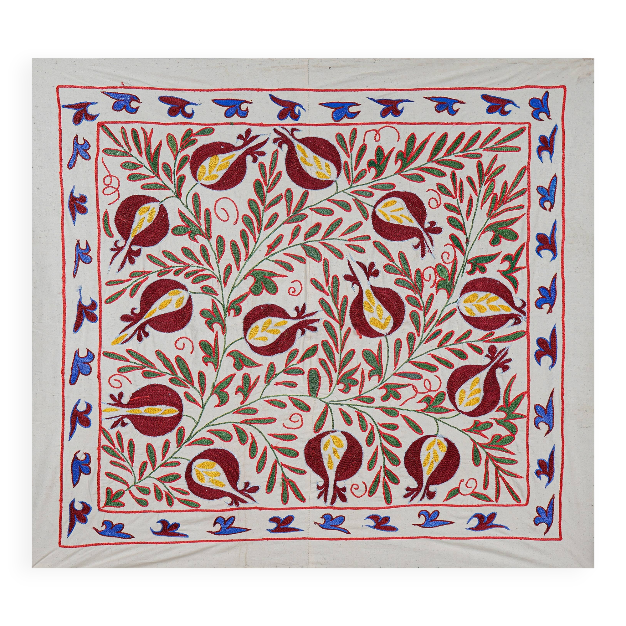 Hand-knotted rug, vintage Turkish rug 86x97 cm