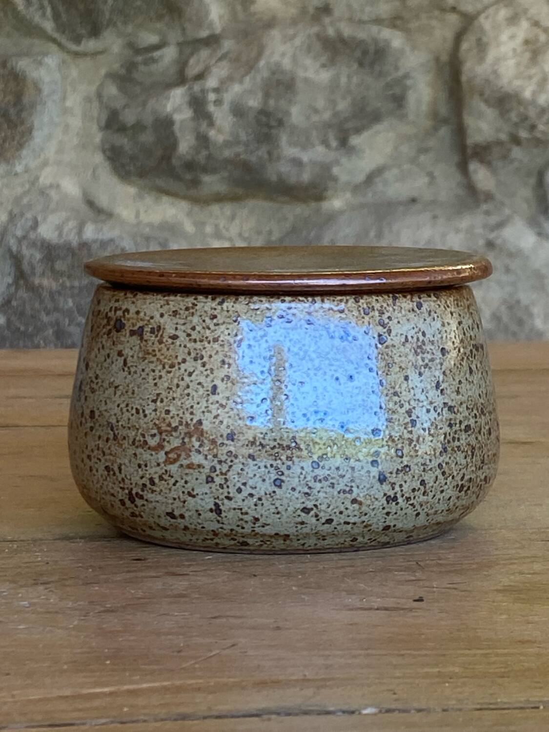 Beurrier à eau grès artisanal