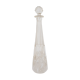 Carved glass decanter