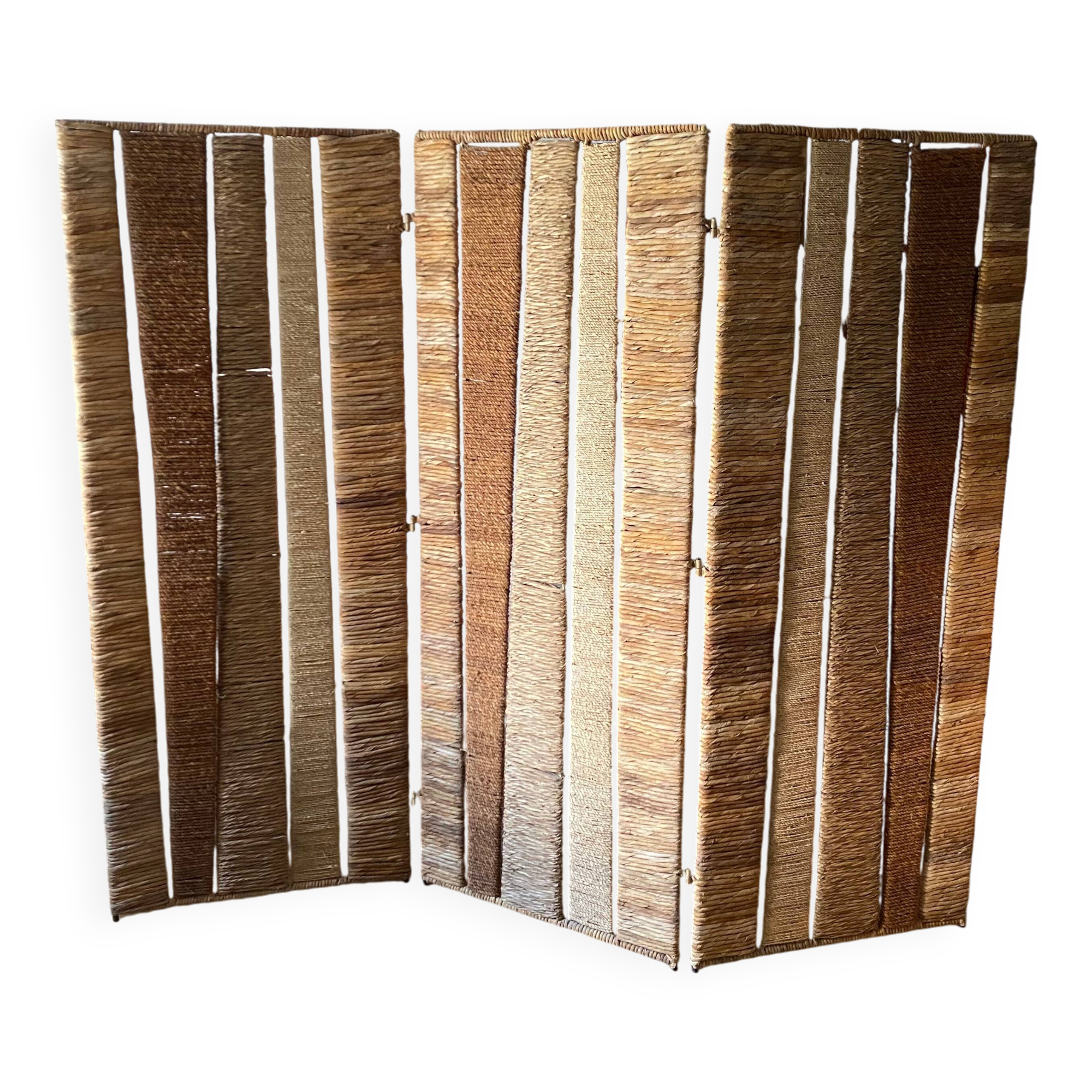 Ikea screen natural fibres rattan, coconut