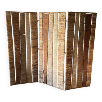 Paravent Ikea fibres naturelles rotin, coco