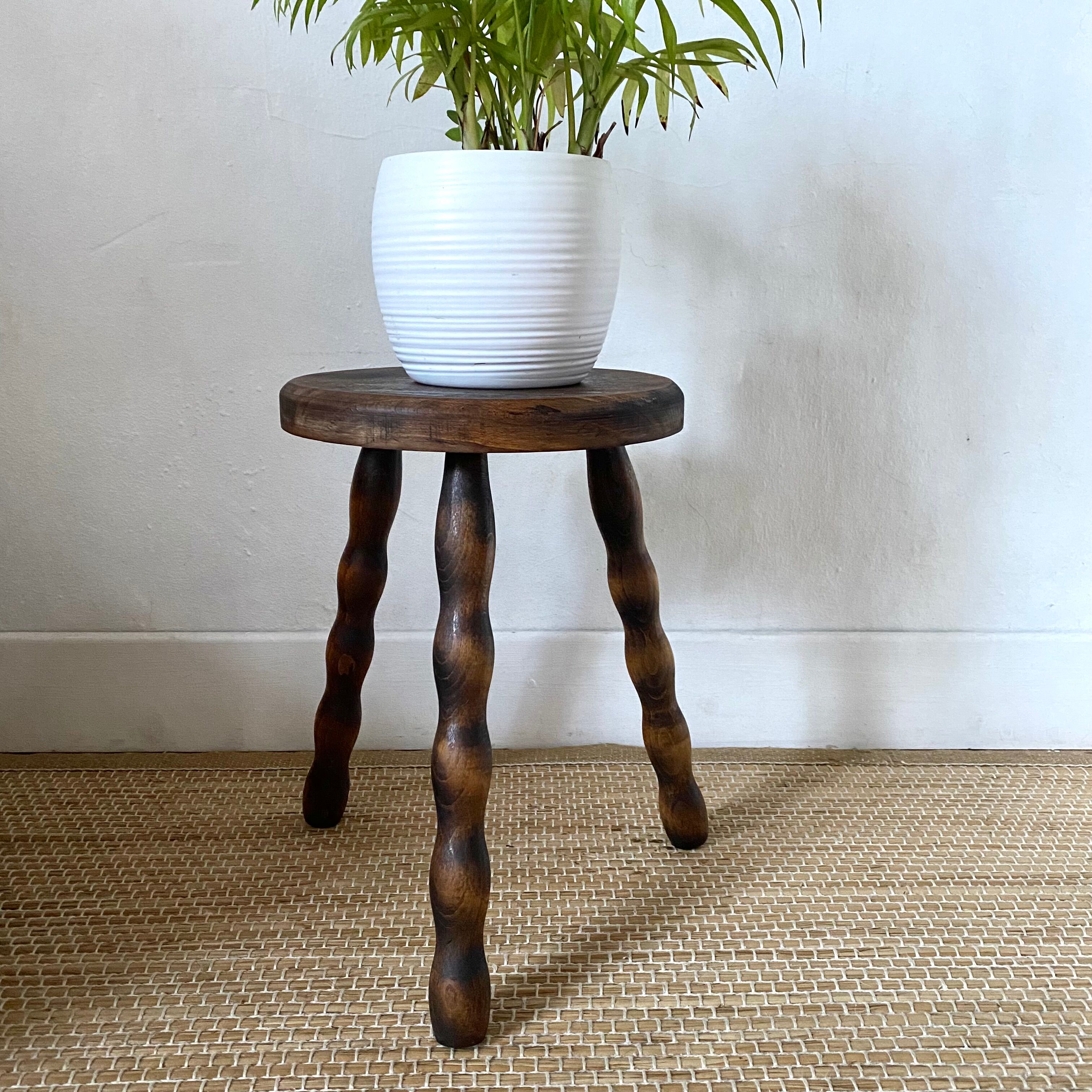 Vintage tripod stool