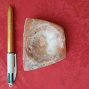 Polished agate soap dish or ashtray