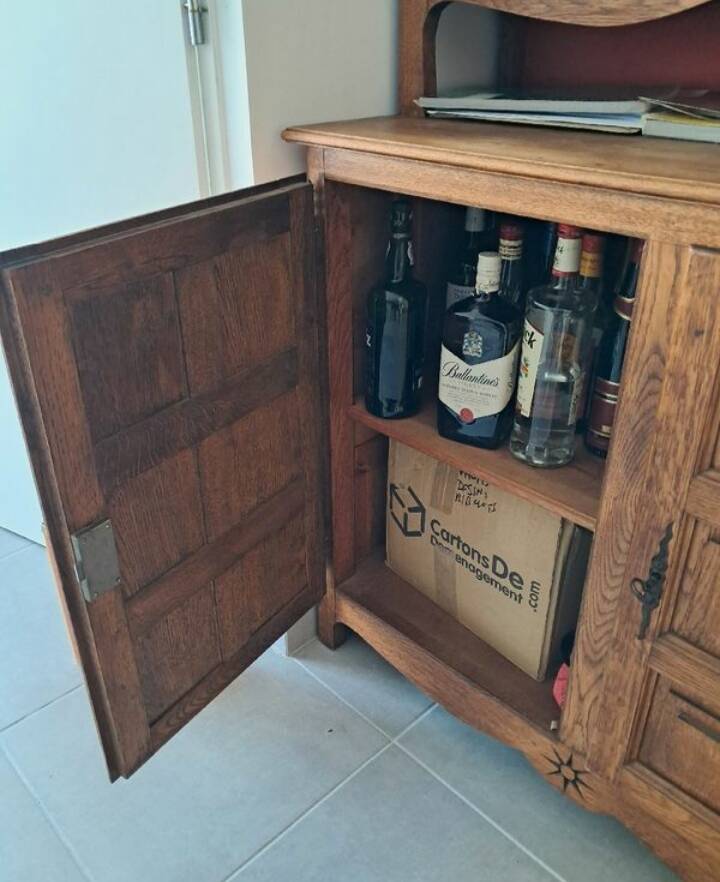 Vintage Art Deco dresser Solid wood