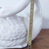 White Swan Vase