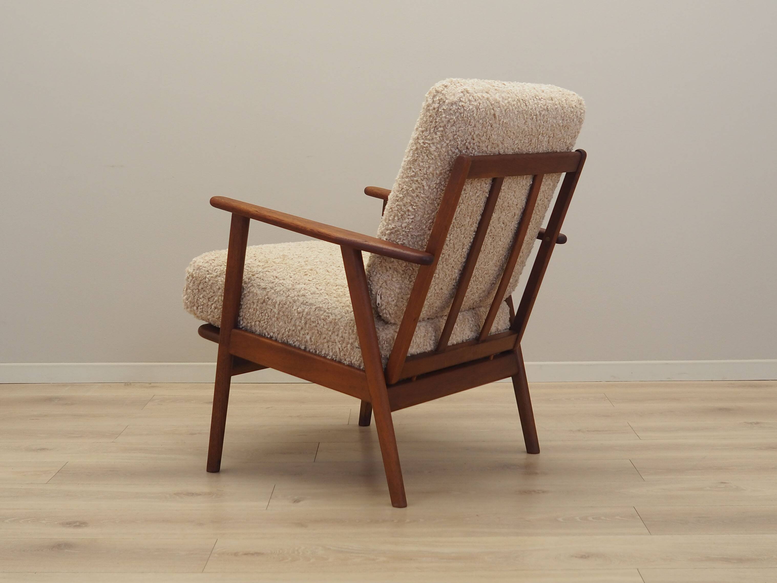 Teak armchair, Danish design, 1960s, manufacture: Denmark