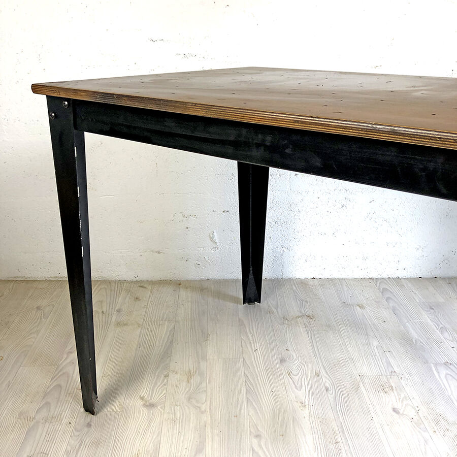 Scuola industrial table by Dutchbone
