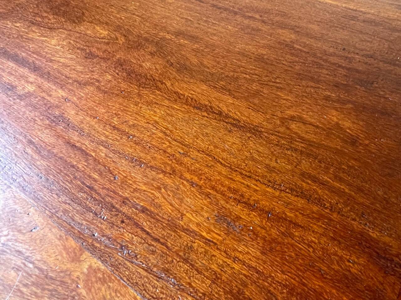 Vintage oak farmhouse coffee table, circa 1950's