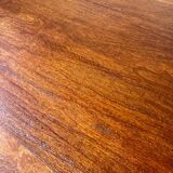 Table basse vintage de ferme en chêne, circa 1950
