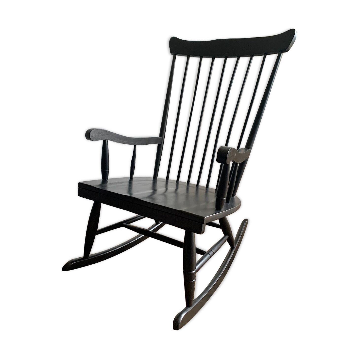 Rocking-chair noir