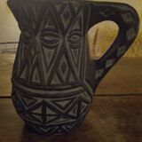 Ethnic ceramic pitcher
