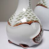 Vintage 80s Haviland Castel decanter & miniature duo from Sandoz for Chabot