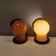 A set of EPOKE II wall lights, designed by Michael Bang for Holmegaard Denmark 1975-1981.