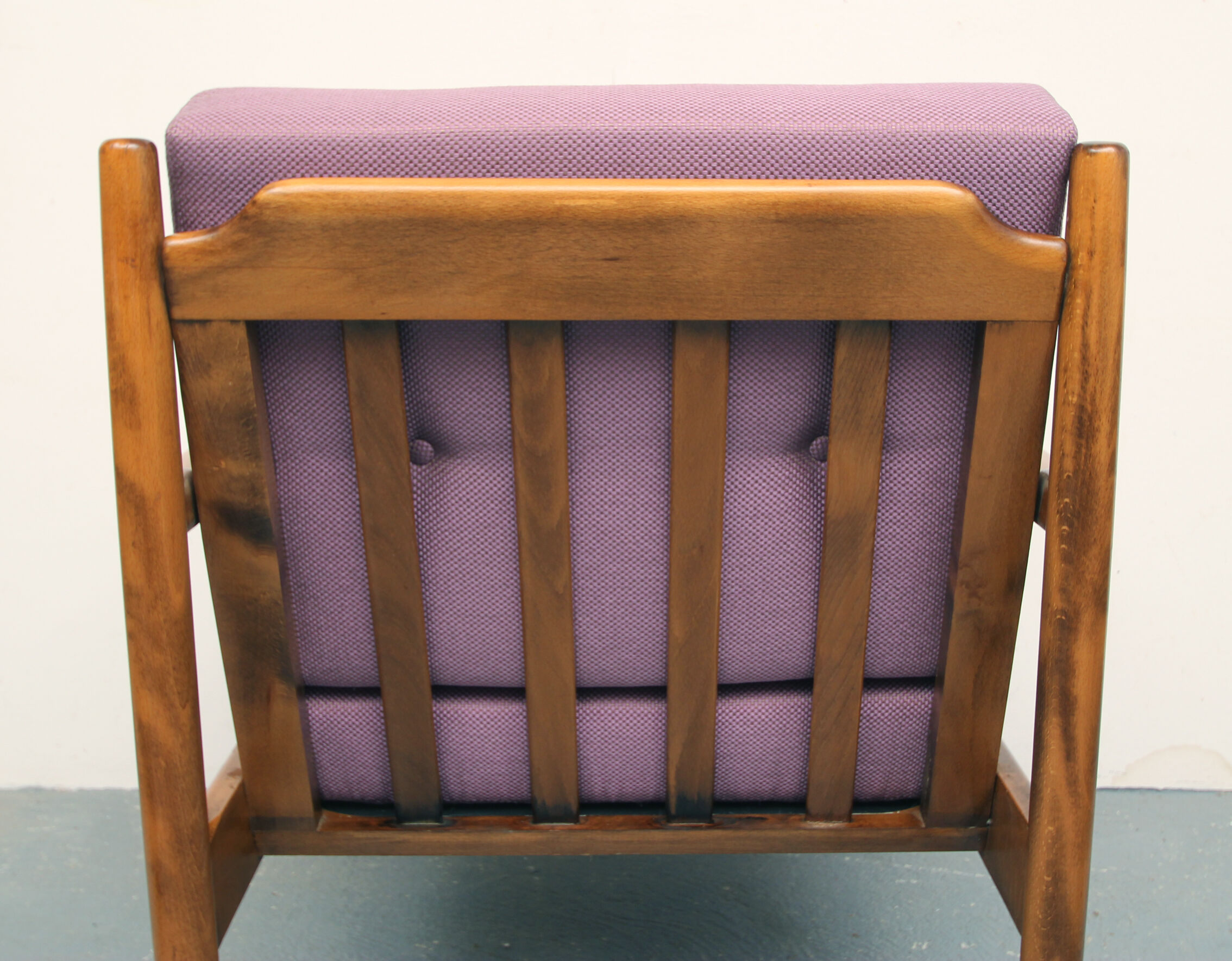 1960s armchair in lilac