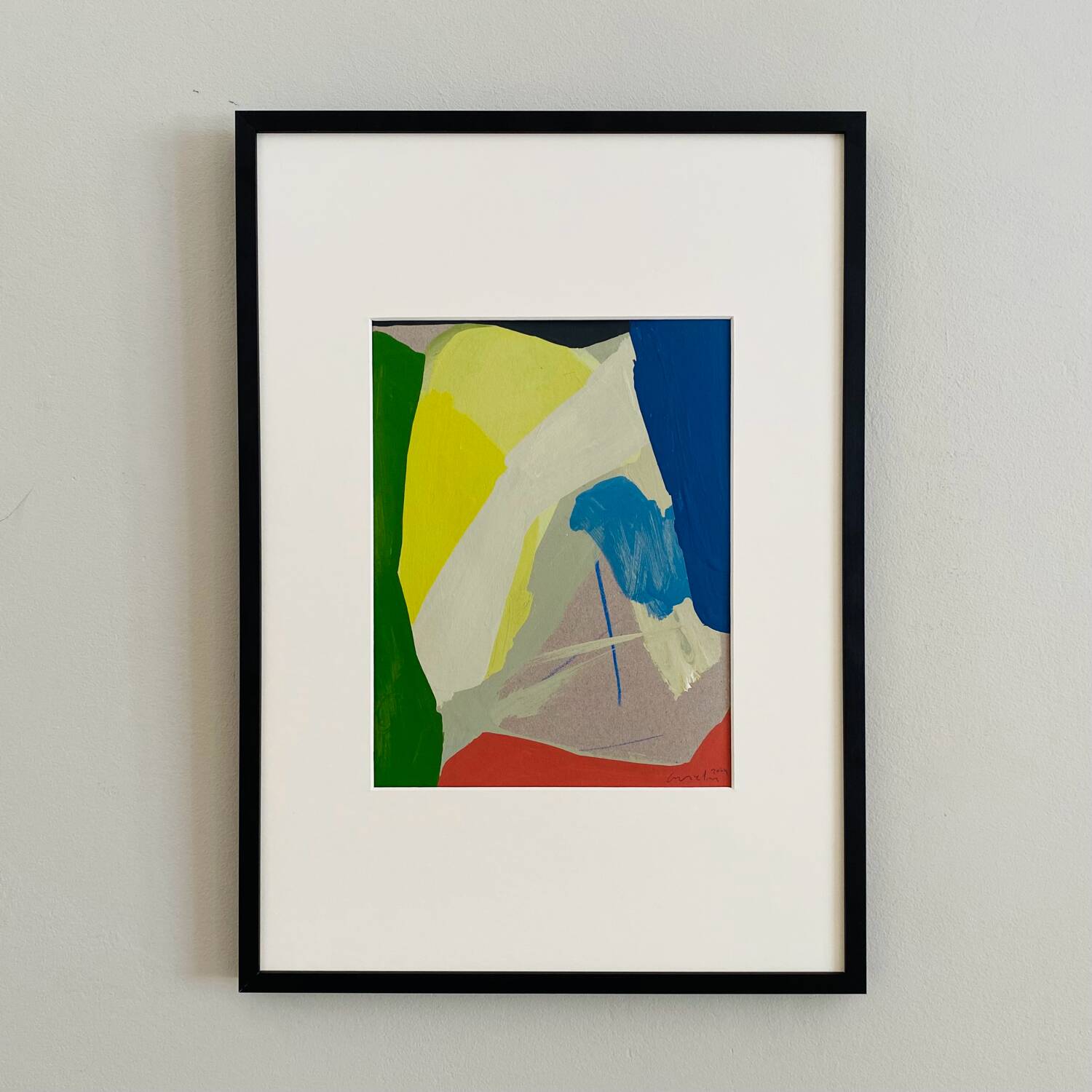 Acrylic on cardboard 18x24