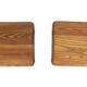 Pierre Chapo. Pair of stools in natural blond elm. 1970s.