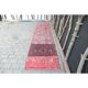 Tapis couloir turc vintage noué à la main des années 1960 - 82x361