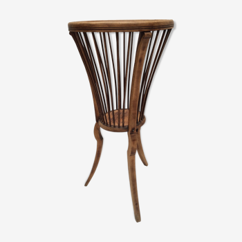 Panier en bois des années 30-40 style scandinave