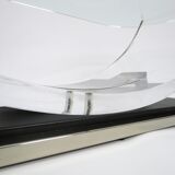 Table basse belge de Belgo Chrom, années 1970