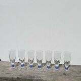 7 flûtes à champagne bleues, 1990