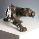 Modern bronze sculpture panther Italy 20th century