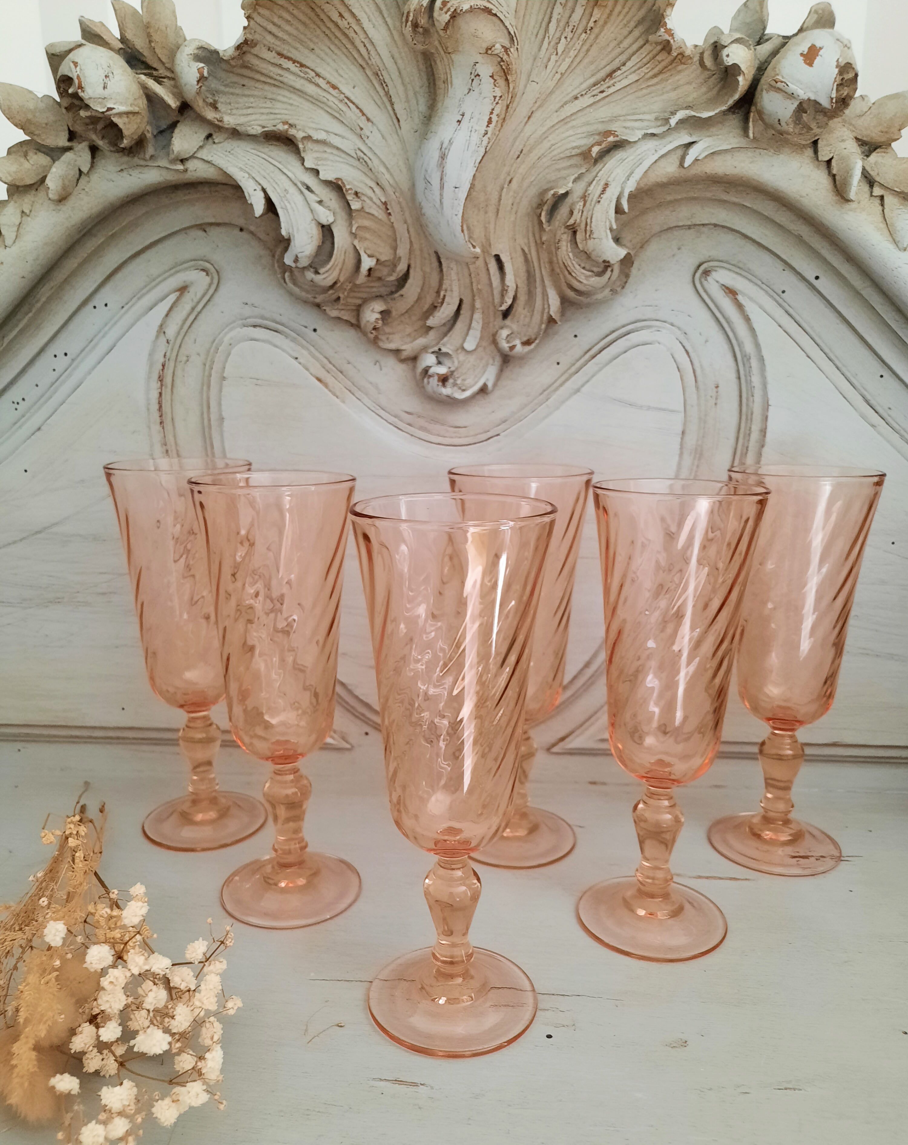 Rosaline champagne flutes from Luminarc