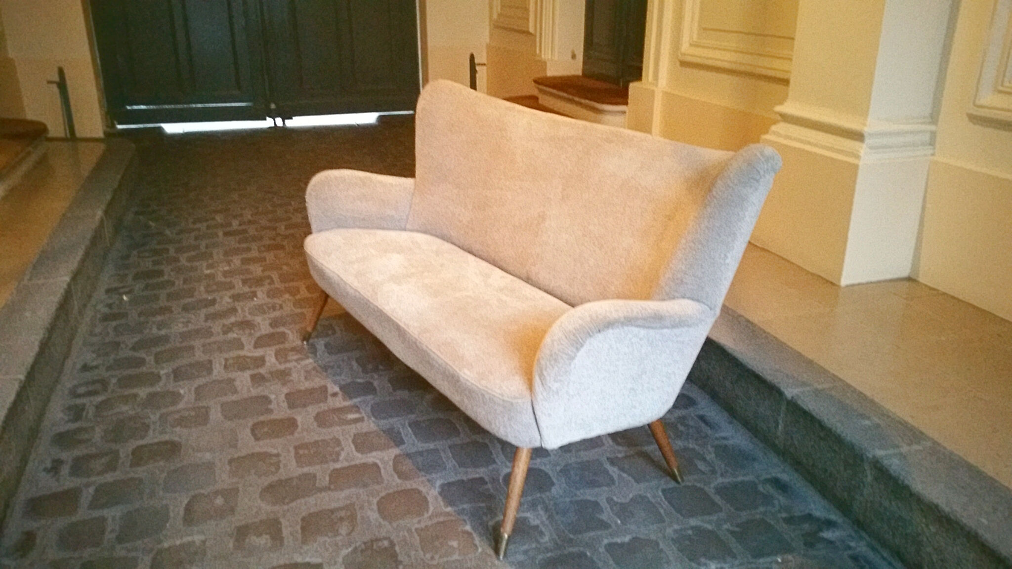 Sofa sofa wing bergere 50s/60s vintage